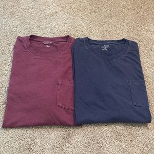 J. Crew Hemp Blend Tee. M